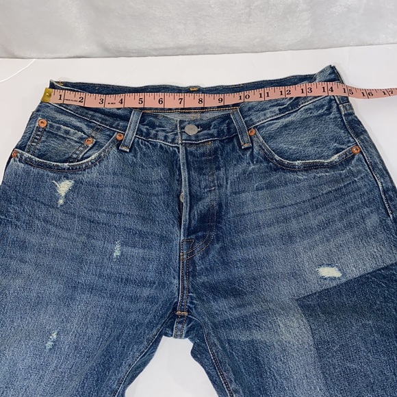 Levi’s | 501 Ragged Lands Cropped sz 27 - Picture 9 of 16